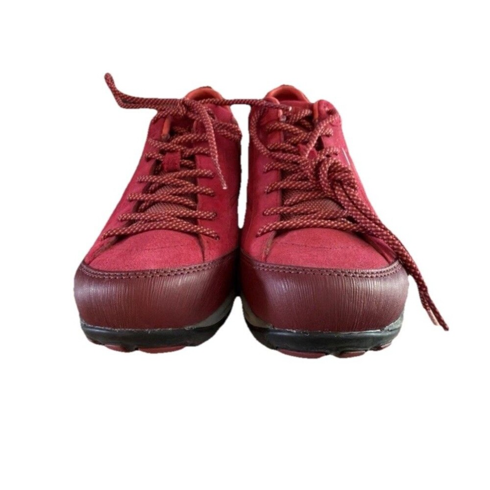 Dansko Red Waterproof Lace Up Low Top Athletic Sneaker for Walking Hiking - Picture 8 of 8